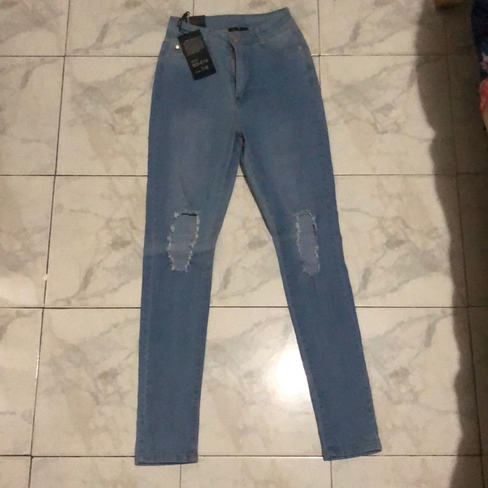 Super high rise denim